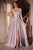 A-Line Glitter Gown La Divine T706