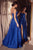 A-Line Glitter Gown La Divine T706