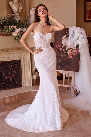 Two Looks in One Wedding Dress WL040