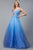 Plunging Neckline Embroidered Appliques Prom Gown AC5040