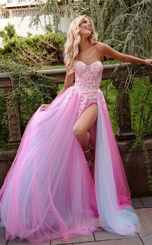 Sweetheart Neckline Long A-Line Prom Gown By Jovani 23713