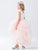 High Low with Lace Bodice and removable Beaded Sash Flower Girl Dress