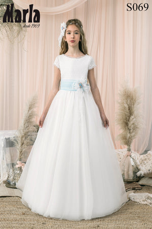 Spanish Communion Gown Marla S069