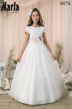 Spanish Communion Gown Marla S074