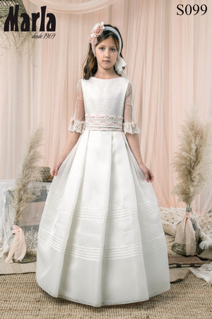 Spanish Communion Gown Marla S099