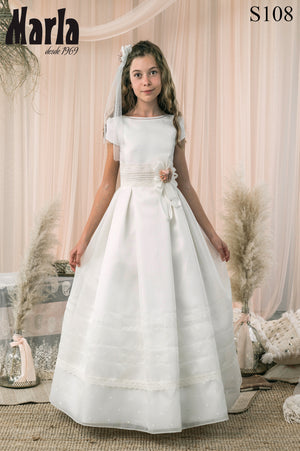 Spanish Communion Gown Marla S108