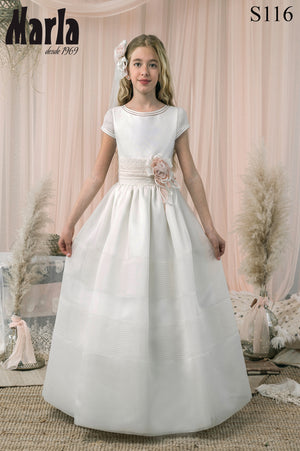 Spanish Communion Gown Marla S116