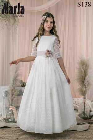 Spanish Communion Gown Marla S138