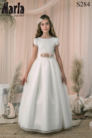 Spanish Communion Gown Marla S284